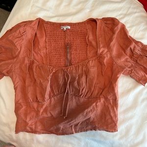 Reformation Linen blouse